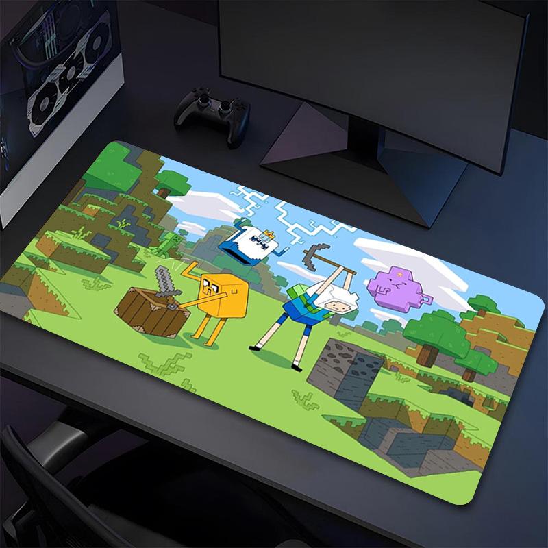 Pixel Farm Xl Gaming Mouse Pad Nonslip Rubber Base Stitched Edge Waterproof Desk Mat For Pc Laptop Gamer Office Computer Accessories C929856