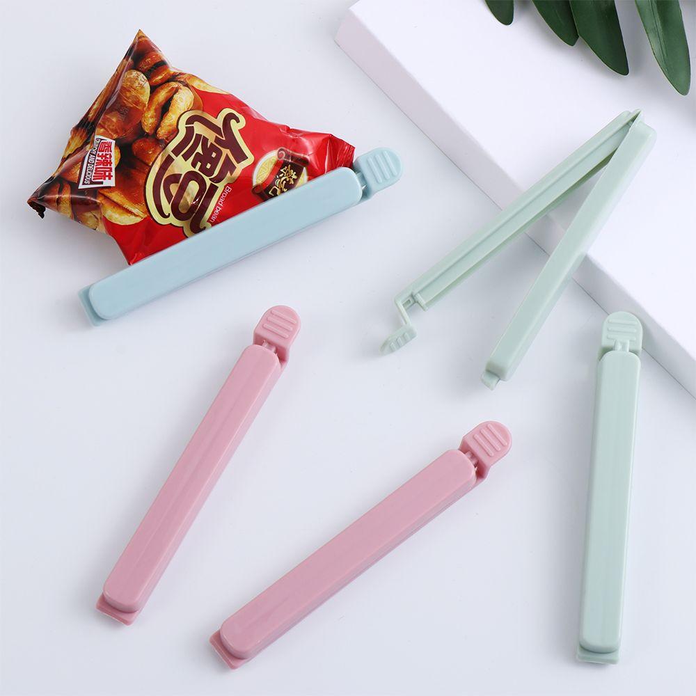 5Pcs Good Quality Home Candy Color Practical Kitchen Tool Snack Bag Sealer Food Clips Sealing Clamp