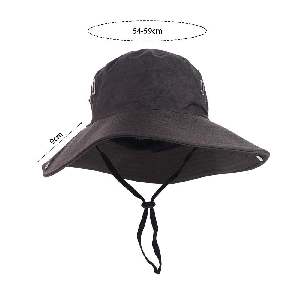 Походная широкополая шляпа от солнца, водонепроницаемая шляпа-ведро с завязками, модная мужская и женская шляпа для отдыха на природе