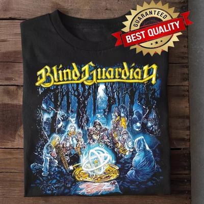 Blind Guardian Унисекс Черный Хлопок Полный Размер S-5XL SS443 Унисекс Футболка