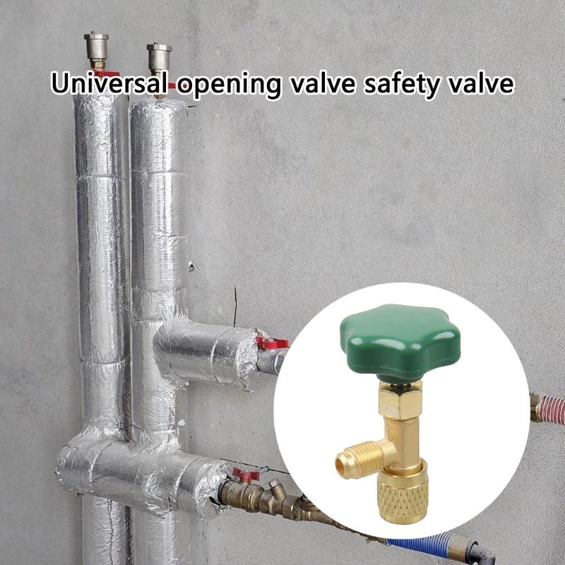 Professional Brass Refrigeration Valves with Corrosion Resistant Water Valves for HVAC Technicians & DIY Applications