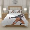 N-Naruto U-Uzumaki N-Naruto Anime Bedding Set with Duvet Cover Soft Polyester Gift for Kids Teens Fits US UK EU AU DE Beds, Single Double Queen King