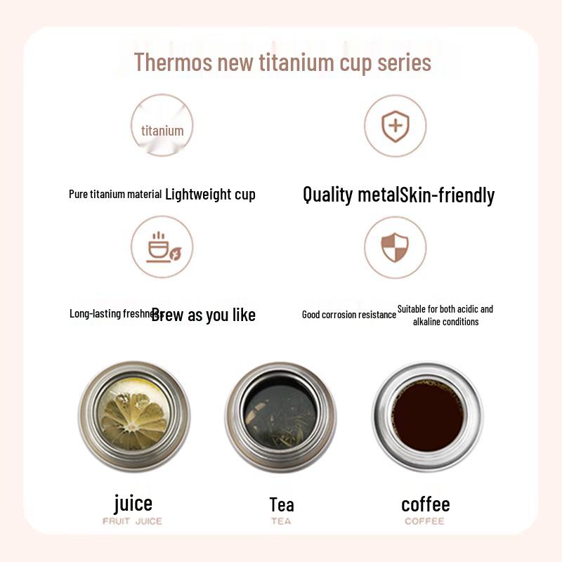 Thermos Термобутылка из чистого титана 400 мл