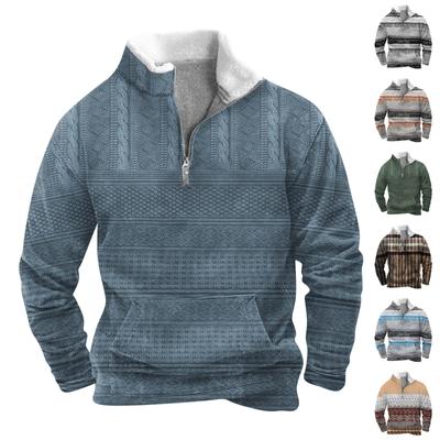 Весенняя и мужская толстовка с воротником-стойкой — это повседневные свитера для активного отдыха, топы