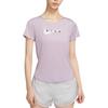 Женская футболка Swoosh Dri Fit Светло-фиолетовая DN4557-576