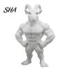 Narrative Space Decor 3D Printed Muscular Goat Figurine, Animal Sculpture Desk for Niche Art Collectible Home Office Shelf, Fun Gift Gym Goers Lovers