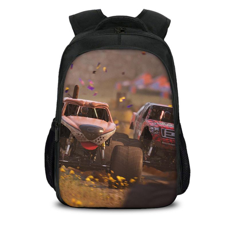Двухслойный рюкзак Monster Jam с мультяшным принтом, новый тренд, для ученика, лучший спутник в кампусе, подарок на день рождения