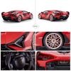 RASTAR 1/14 Scale Lamborghini Si?n RC Car, 2.4GHz Red, Manually Openable Doors, for Kids