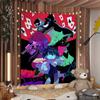 DDeltarune Anime Tapestry Hanging Tarot Hippie Wall Rugs Dorm Home Decor