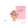 Exquisite 3D Pop Up Greeting Card Paper Happy Birthday Blessing Card  Mother's Day