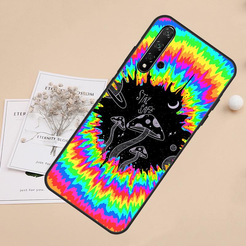 Indie Kids Aesthetic Hippie Acid Trip For Huawei Nova 10 9 SE 3i 7i 8i 11i 12i Y60 Y61 Y70 Y72 Y73 Y90 Y91 P20 P40 P30 Lite Case