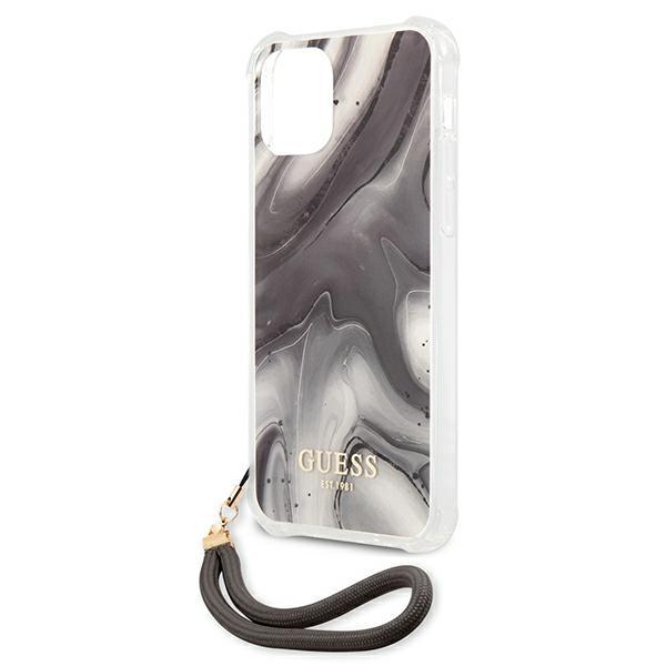 Guess Guhcp12Mksmagr Iphone 12/12 Pro 6,1 Szary/Grey Hardcase Marble Collection
