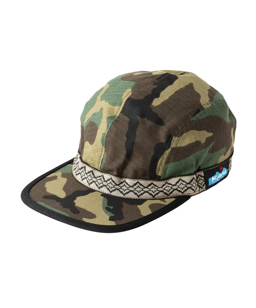 KAVU ripstop strap cap woodland