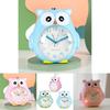 Сова Мультяшный Бесшумный Ночник с Говорящим Детским Будильником для Декора Спальни