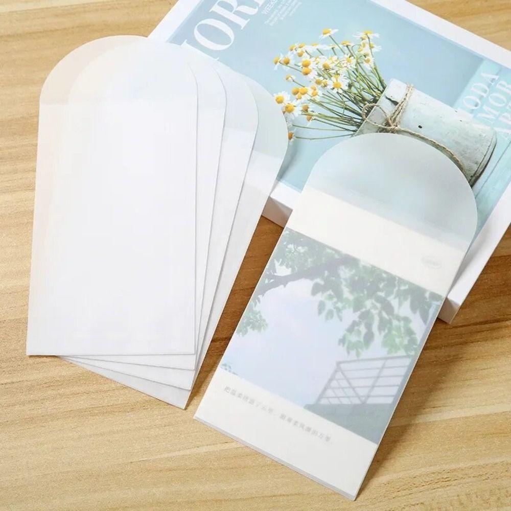 50pcs Transparent Mini Packing Envelope Bags Sulfuric Acid Paper Jewelry Packing Bags Small Stamps
