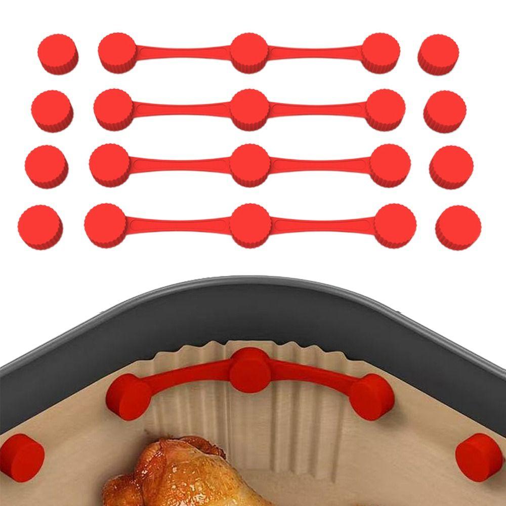 1 шт. Магниты для аэрофритюрницы без царапин Многоразовый держатель для пергаментной бумаги