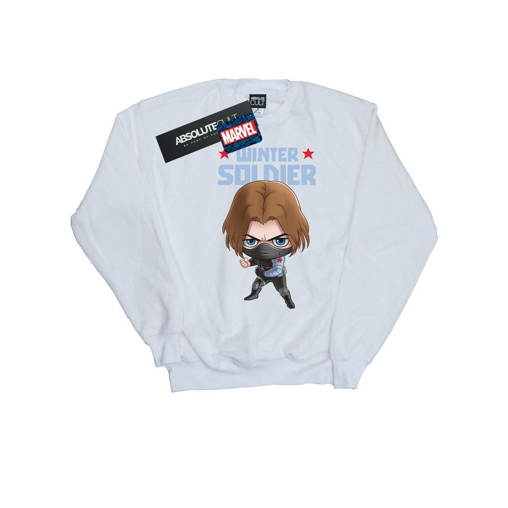 Marvel Womens/Ladies Winter Soldier Bucky Toon Sweatshirt