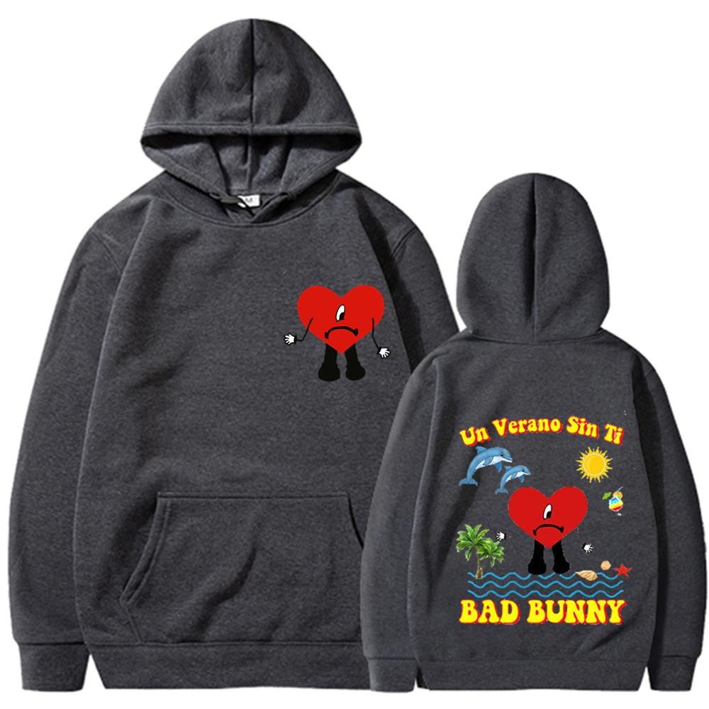 Толстовка с принтом Un Verano Sin Ti Bad Bunny, женская модная толстовка унисекс с длинными рукавами, пальто для девочек, женское пальто с флисовой одеждой с капюшоном