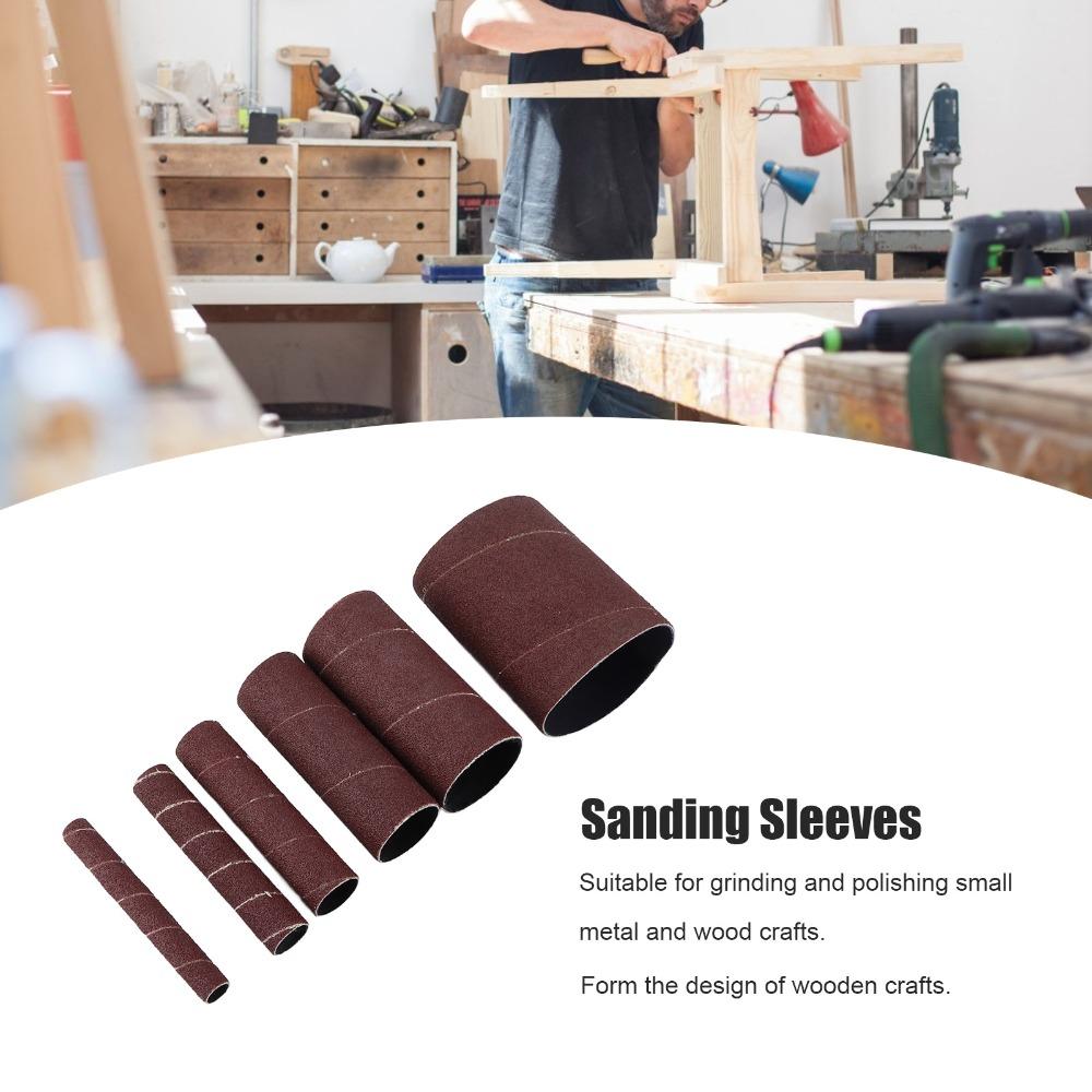 6pcs 120 Grit Sandpaper Roll Durable Sanding Belts Long Tube Sandpaper Ring  Wood Sanding