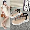 2025 summer new bohemian ethnic style platform sandals women comfortable sandals women