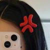 Wool Hairpin Angry Graphic Design One-Word Clip Lightweight Comfortable Daily Wear Shopping Party Gathering Hair Clip