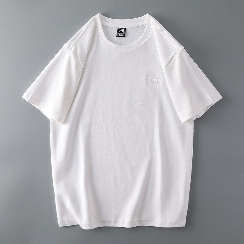 Heavy Weight Retro Men Summer Export Short Sleeve T-Shirt