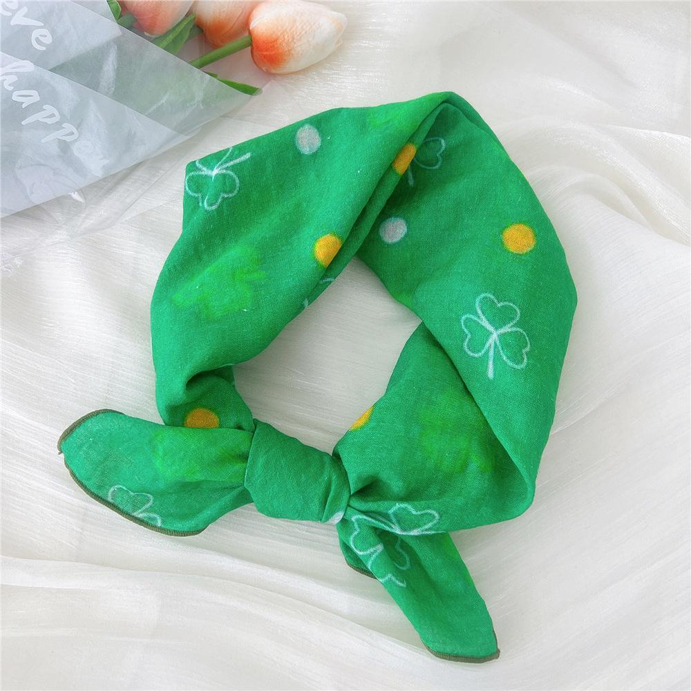 55 Cashew Cotton Linen Versatile Square Scarf - Women's Lightweight Summer/Autumn Accessory