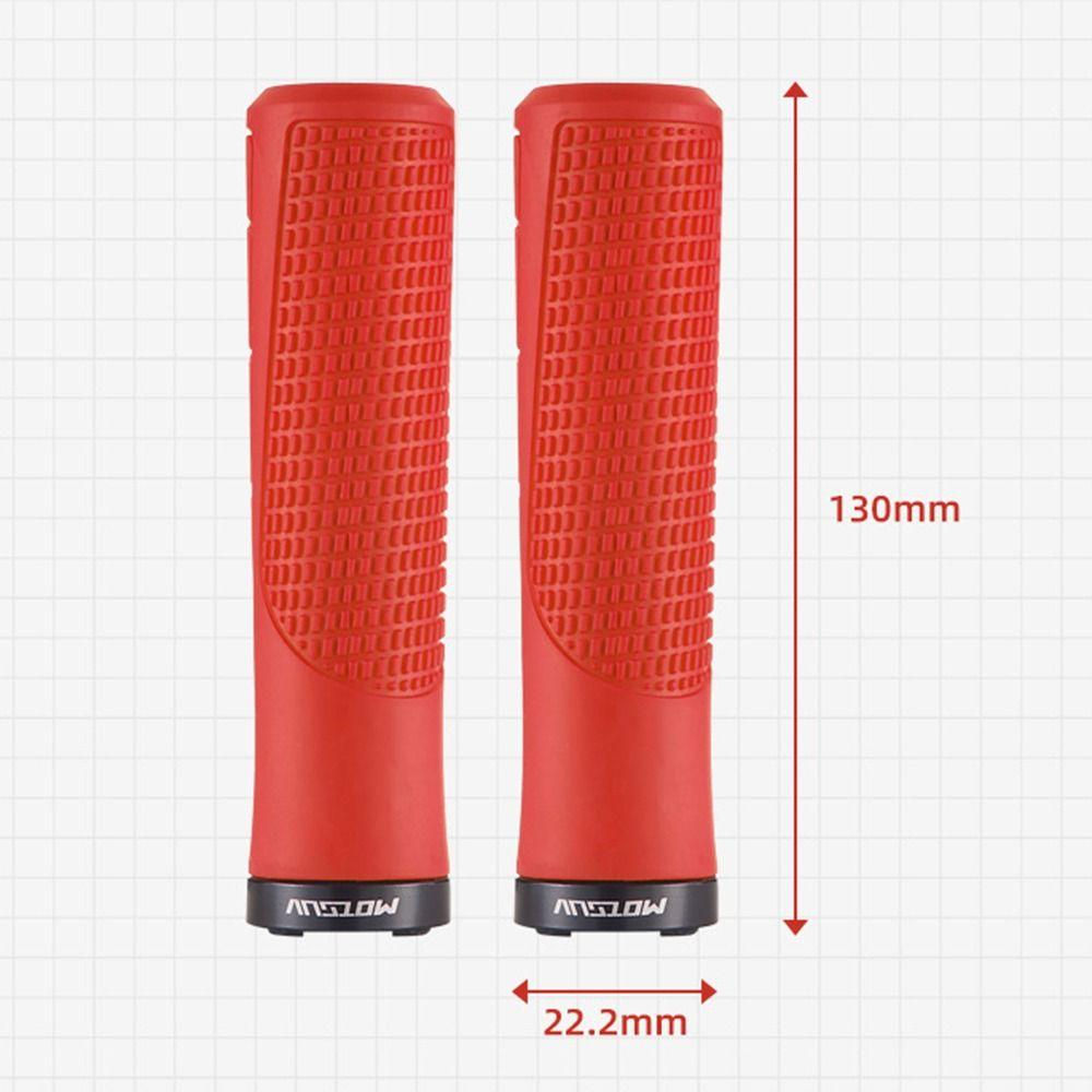 Резиновые алюминиевые ручки для велосипеда, противоскользящие ручки для велосипеда, руль для горного велосипеда, шоссейного велосипеда