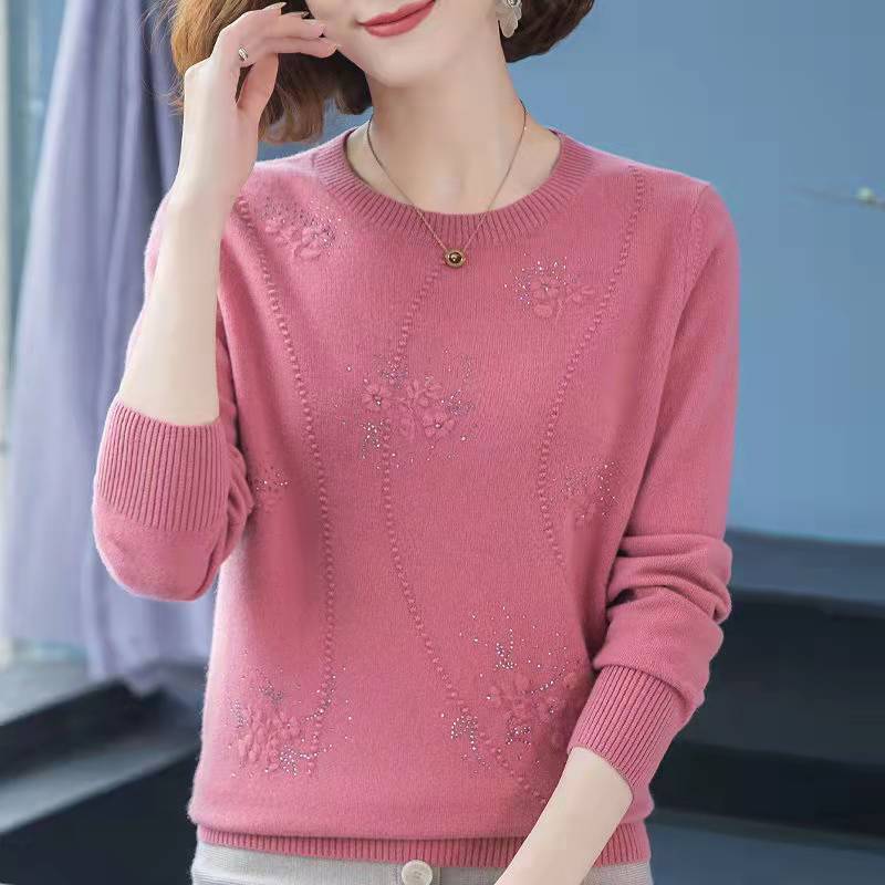 Весенний короткий свитер, свободный женский жаккардовый однотонный вязаный пуловер, универсальный удобный мягкий топ