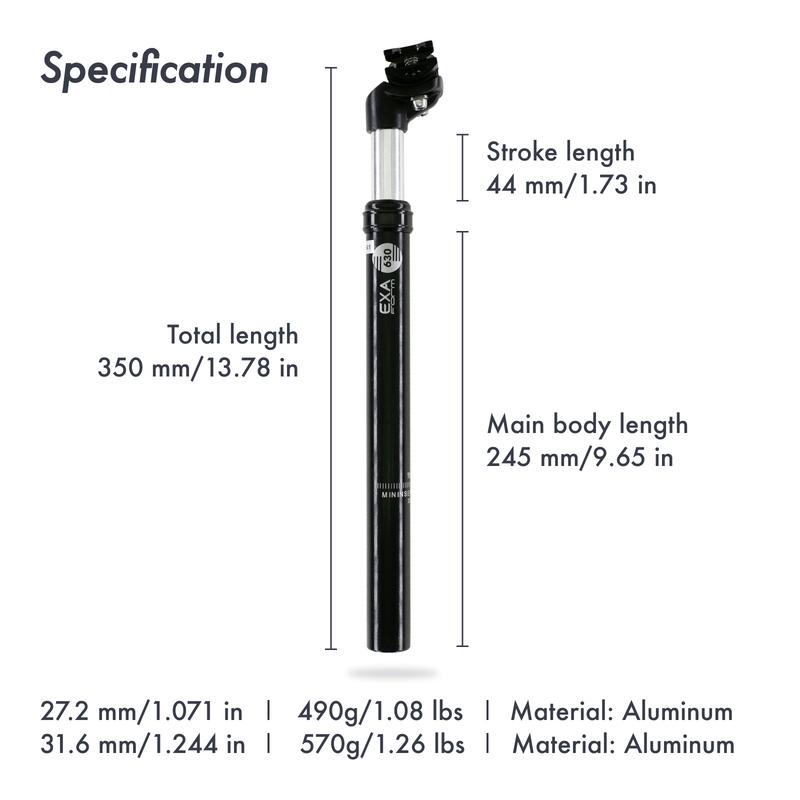 KS Exa Form Bike Suspension Seatpost 27.2mm 30.9 31.6 MTB spring shock absorber seatpost Mountain bike folding bike road 33.9