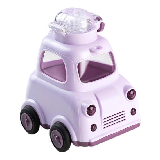 Kids Car Water Bottle with Straw Strap 600ml BPA-Free Leak-proof Straw Cup