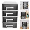 Multifunction Storage Rack Drawer Type Closet Multi-layer Shelf Cabinet Dustproof Organizer