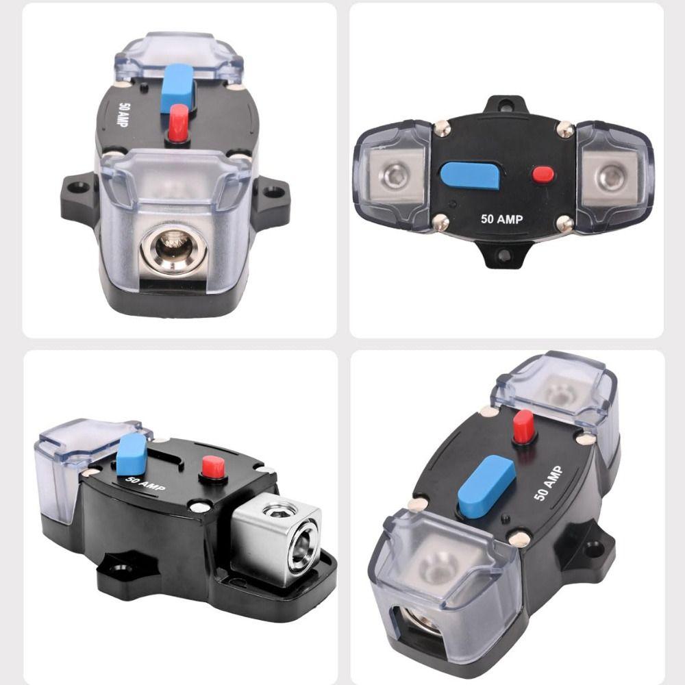 Bakelite Wood Audio Inline Fuse Block Holders Zinc Zinc Alloy Material Circuit Breaker  RV