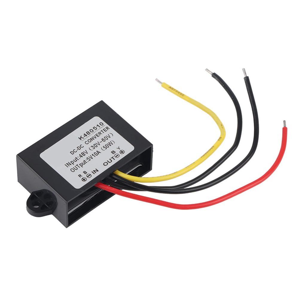 36V/48V to 5V Step Down Power Supply Waterproof Power Supply Transforme Voltage Module Motor Power