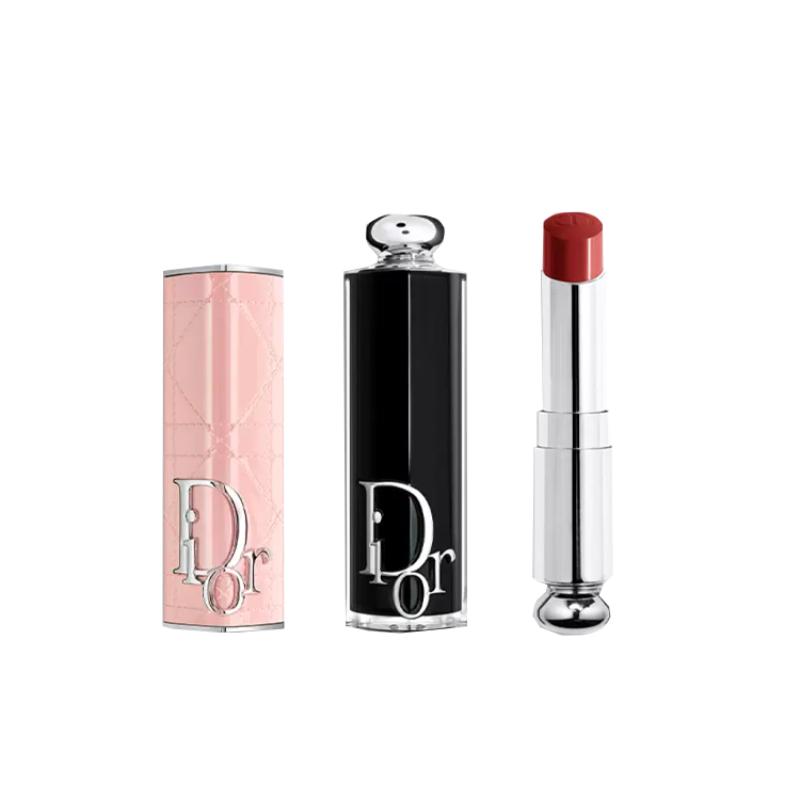 Dior Увлажняющая помада для губ с блеском Addict - 90% ингредиентов натурального происхождения - Сменная