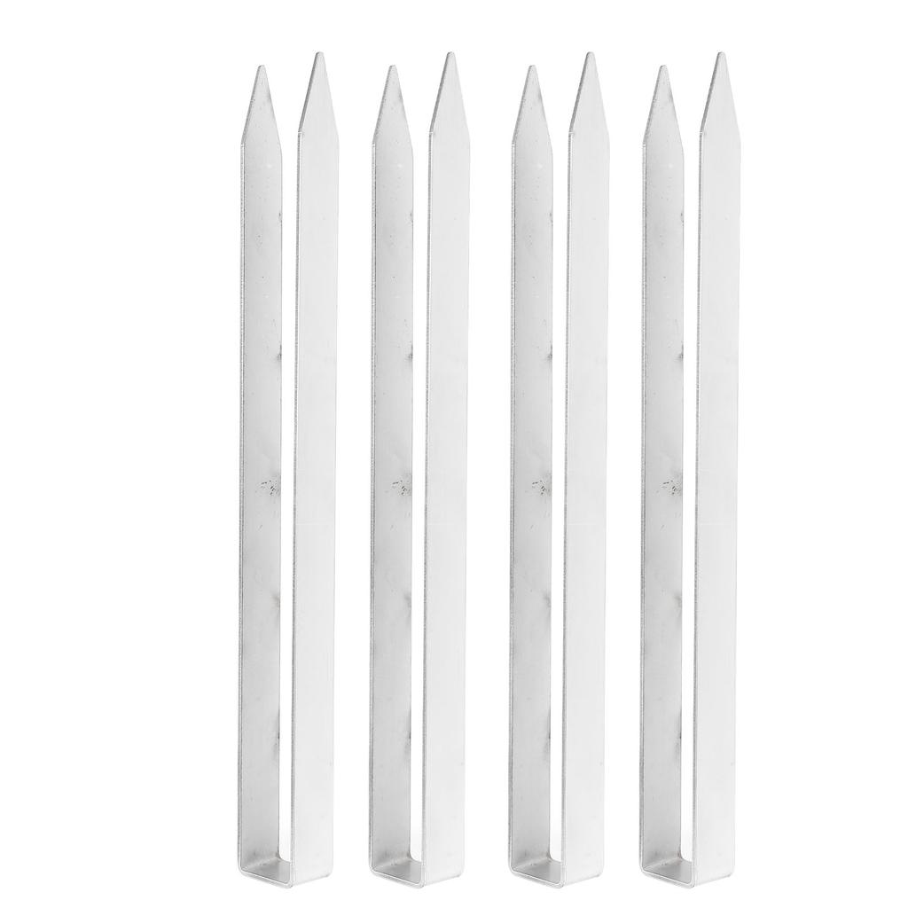 4 шт. U-образных колышков, прочные колышки для заземления из нержавеющей стали, U-образные анкеры для заземления арок-розеток для We