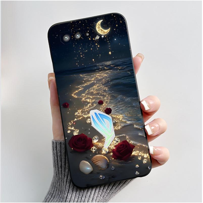 Для Asus ROG Phone 5 5s Чехол Роскошный Милый Кролик с Сердечками Забавный Мягкий Силиконовый TPU Защитный Задний Чехол Для Телефона Asus Rog 5 5s