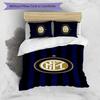 3pcs I-Internazionale Milano (8) Design Cover Set - HD Printed Bedding with 1 Cover and 2 Pillowcases - Perfect for Home and Dorm Decor