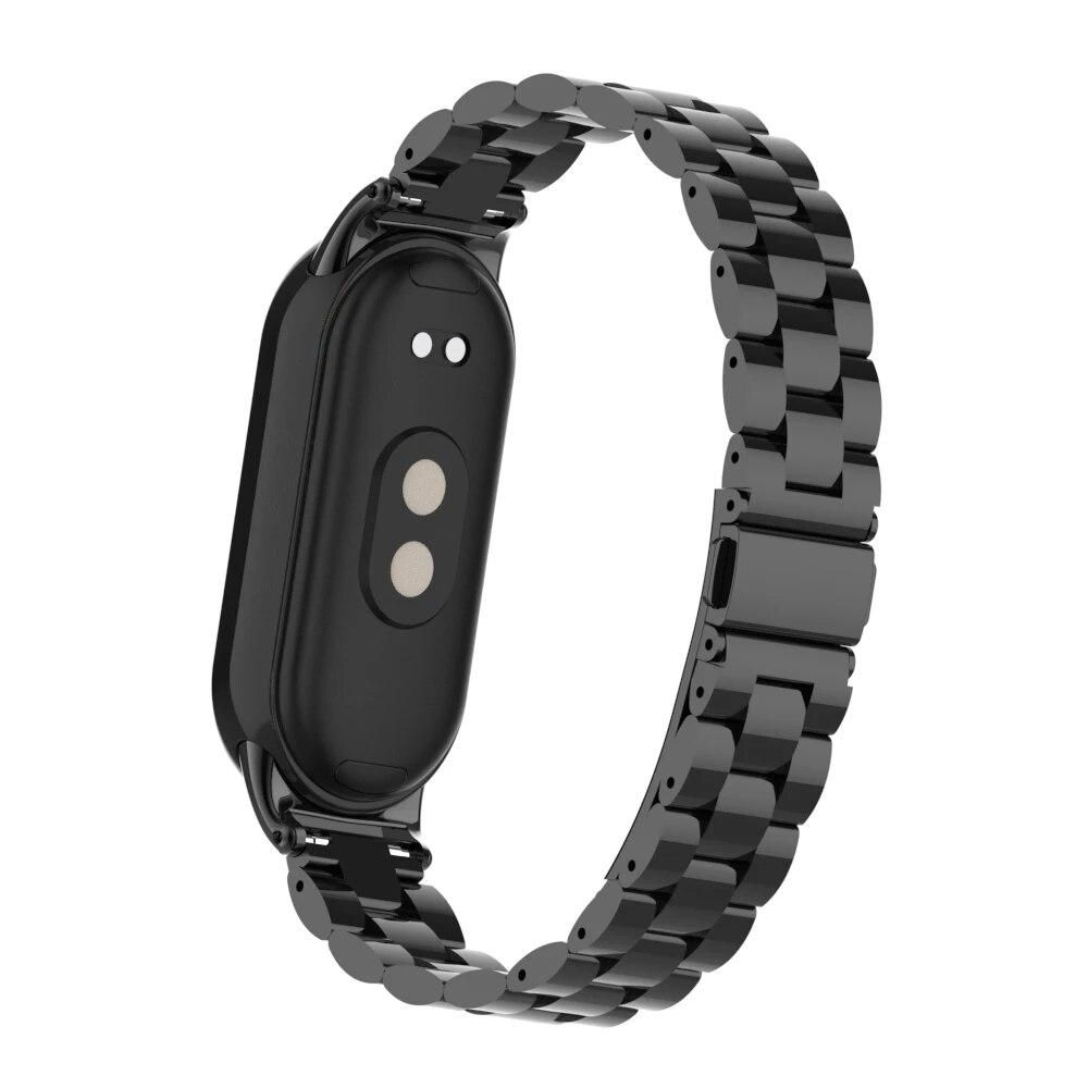 Strap for Mi Band 8 Bracelet Metal Wristband for Xiaomi Mi Band 8 NFC Stainless Steel Correa Miband 8 Replacement Accessories
