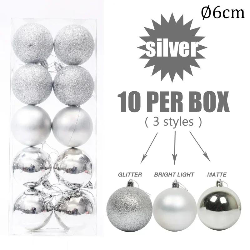 Рождественский шар для украшения елки, подвесной кулон, золотые, красные, серебряные, синие шары, товары для украшения дома, вечеринки, Рождества своими руками