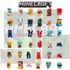 Коллекция игрушечных строительных блоков Minecraft, фигурки Крипера и Дракона Края