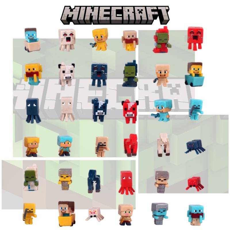 Коллекция игрушечных строительных блоков Minecraft, фигурки Крипера и Дракона Края