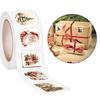 1000Pcs Christmas Wrapping Labels Adhesive Label Christmas Decorative Sticker for Scrapbooking Seal Envelope Packaging