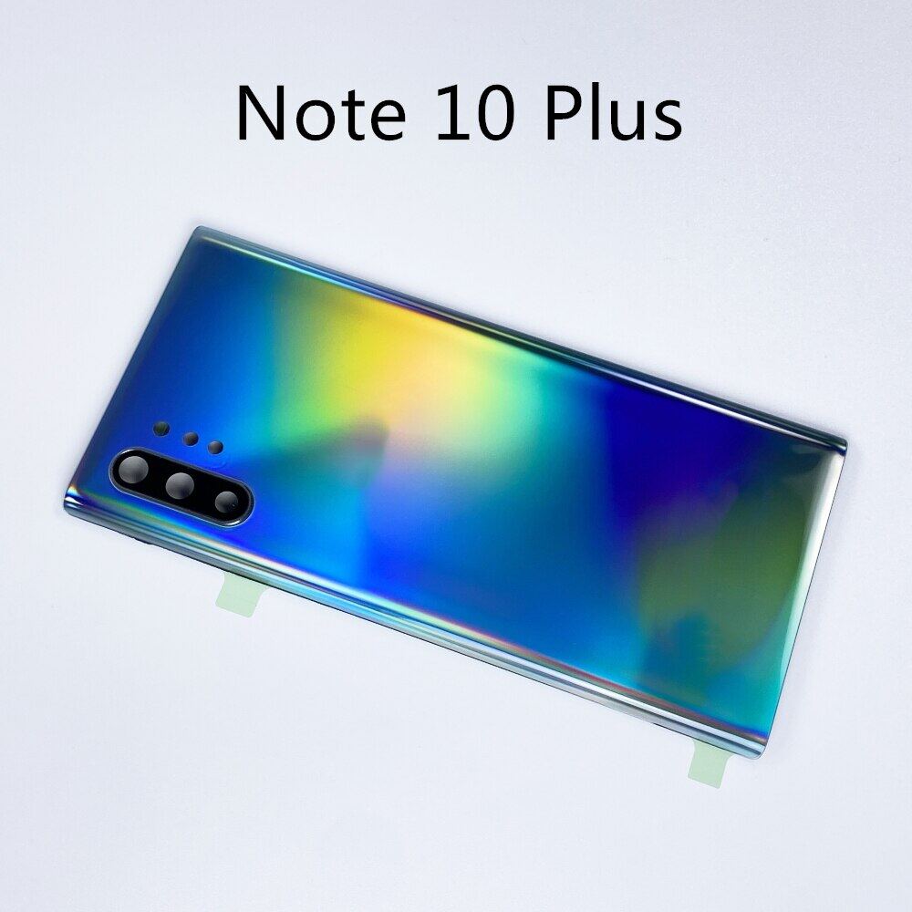 Для Samsung Galaxy Note 10 N970 N970F задняя панель для note10 Plus note10 + N975 N975F корпус задней двери с аккумулятором для камеры