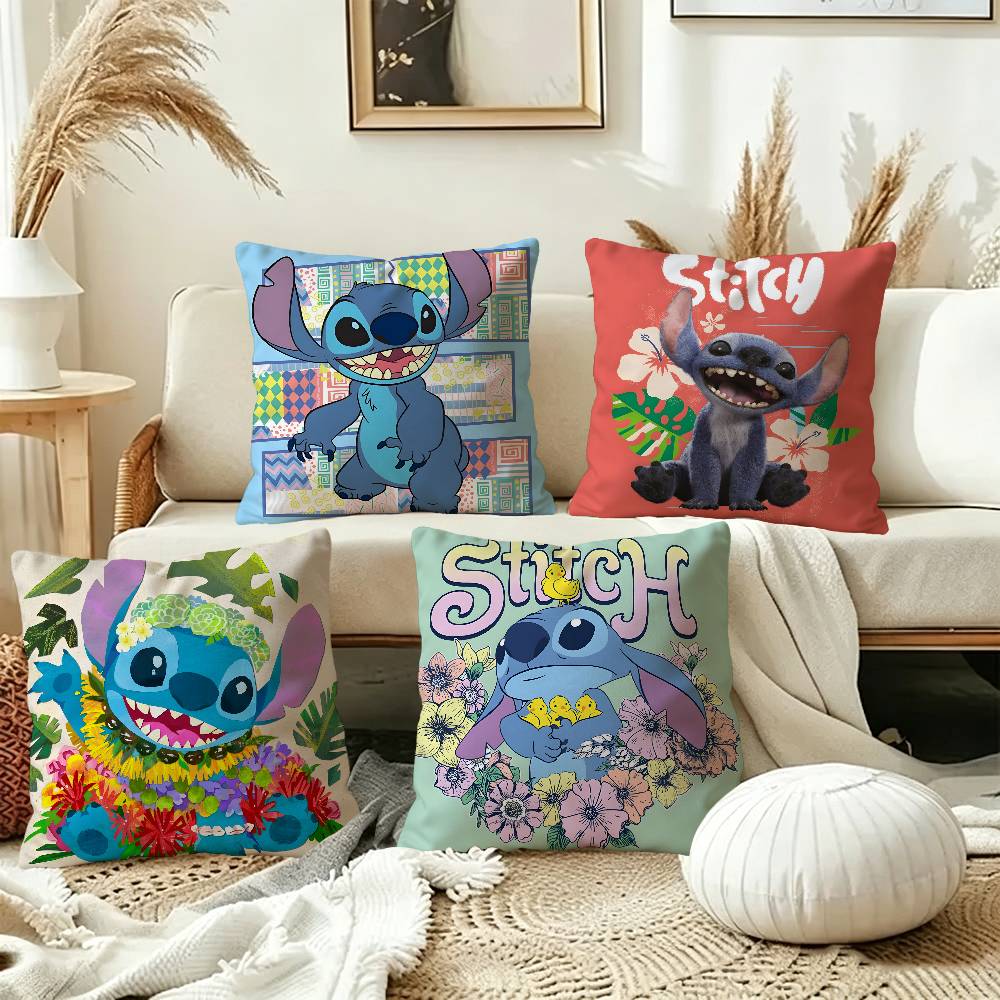 Cute SStitchs Decorative Room Aesthetics Pillow Case Home Decor Bedroom Sofa Bed Couch Pillow Cover x