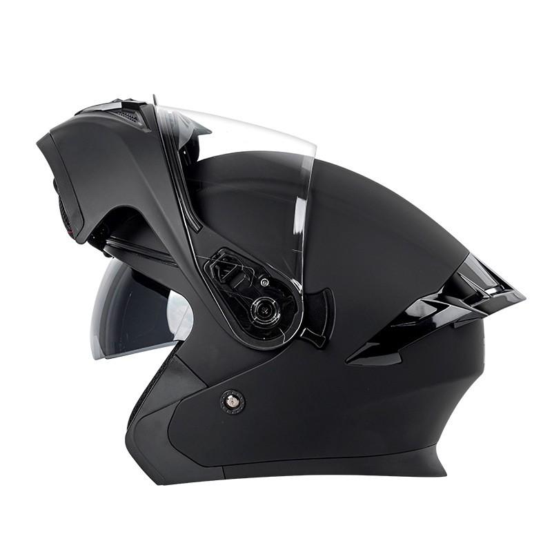 Full Face Motorcycle Helmet Men Women Lightweight Anti-Cold Dual Visor DOT Certified