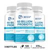 Grevip - Probiotic Supplement - 60 Billion CFU and 10 Different Strains - Digestive and Gut Health