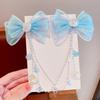 1 Pair Mermaid Princess Children Forehead Chain Bowknot Princess Headband Beautiful Hair Clip  Kids