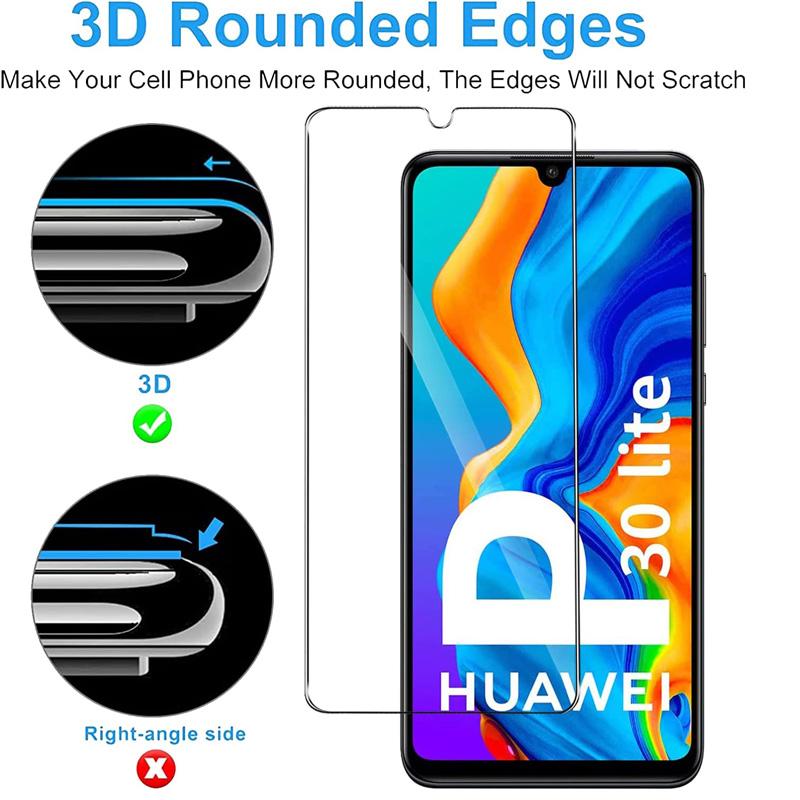 3 шт. закаленное стекло для Huawei P30 Lite P40 Lite P20 Pro P20 защитное стекло для Huawei Mate 20 Lite 30 Lite P Smart ZS 2019