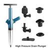 Toilet Clogged Unclogging Device Anti Clogging High Pressure Drain Plunger Cleaner Bath Toilets Bathroom Shower Sink Bathtub Dredge Clog Pipe Plunger